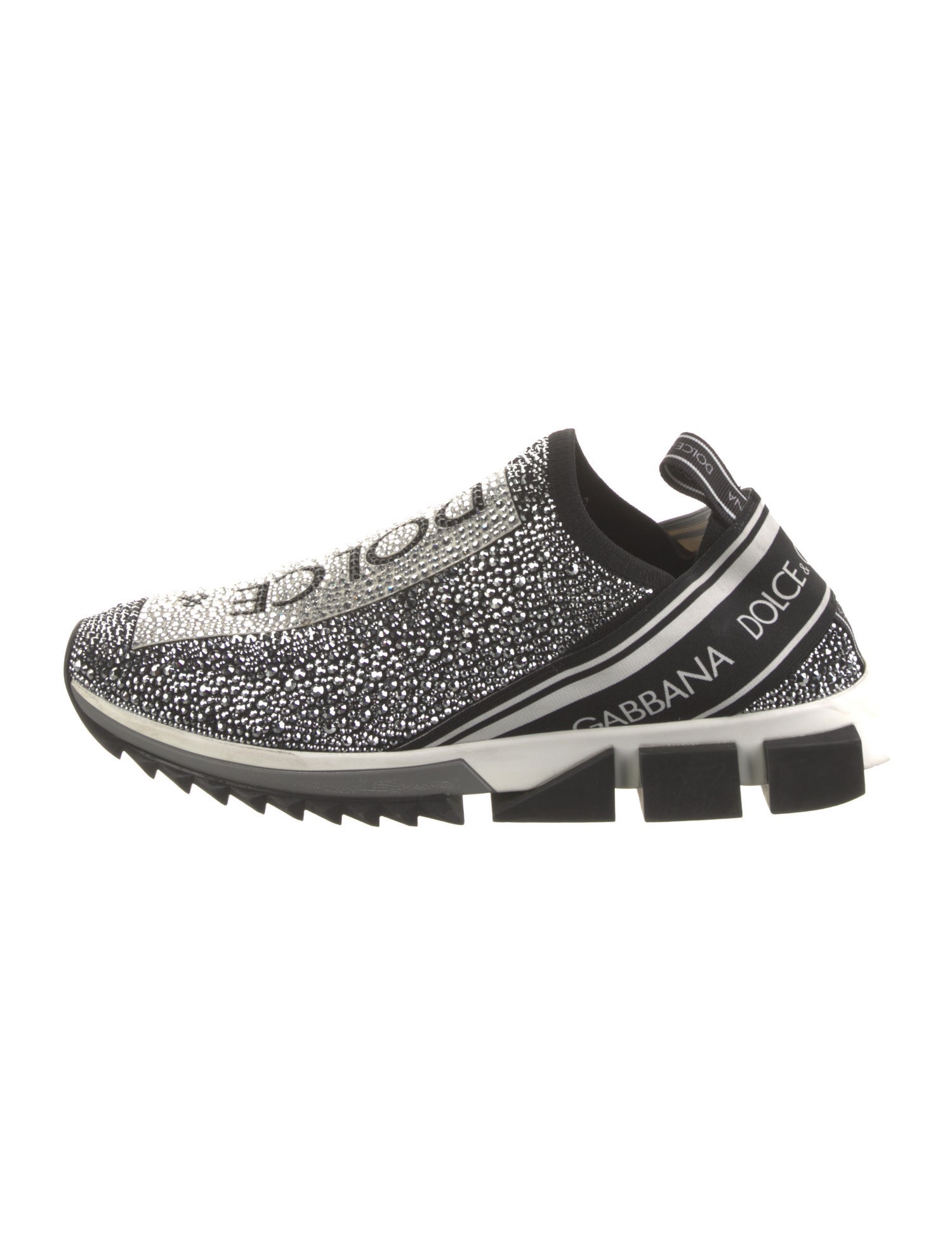 Dolce & Gabbana Crystal Printed Sneakers