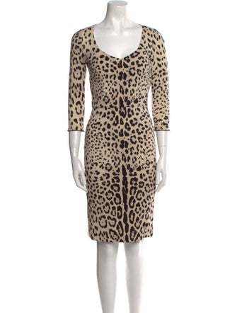 Dolce & Gabbana Silk Knee-Length Dress