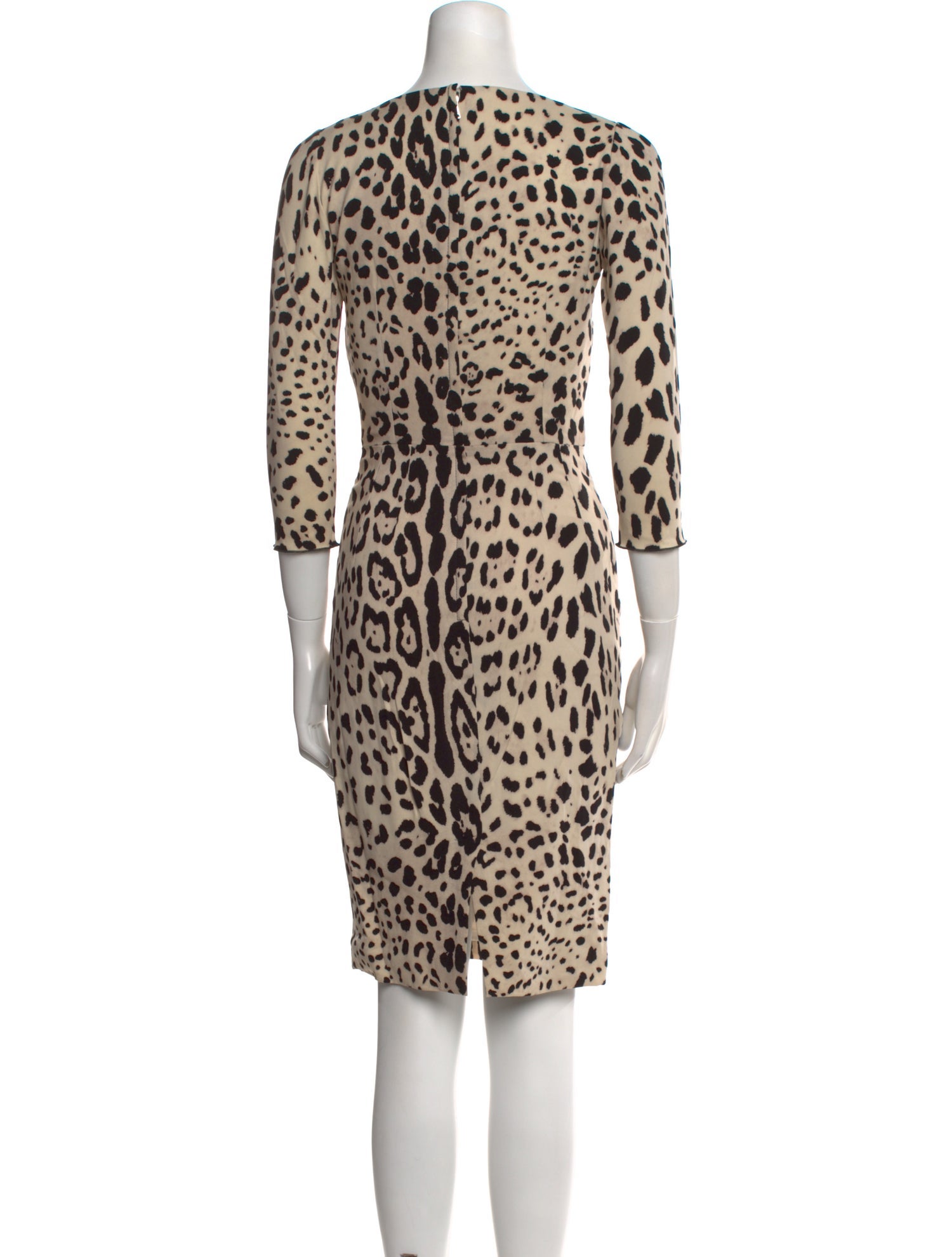 Dolce & Gabbana Silk Knee-Length Dress