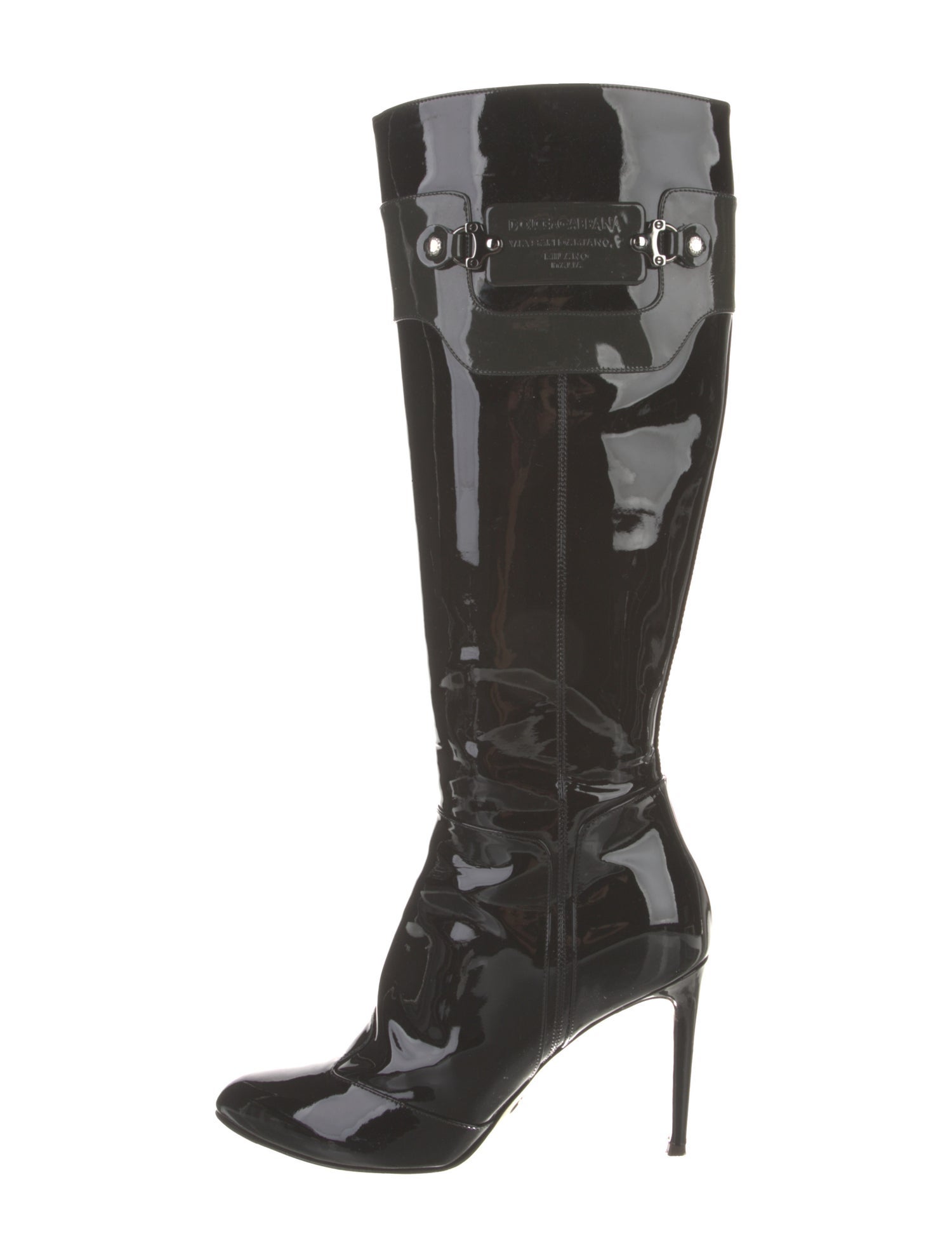 Dolce & Gabbana Patent Leather Boots