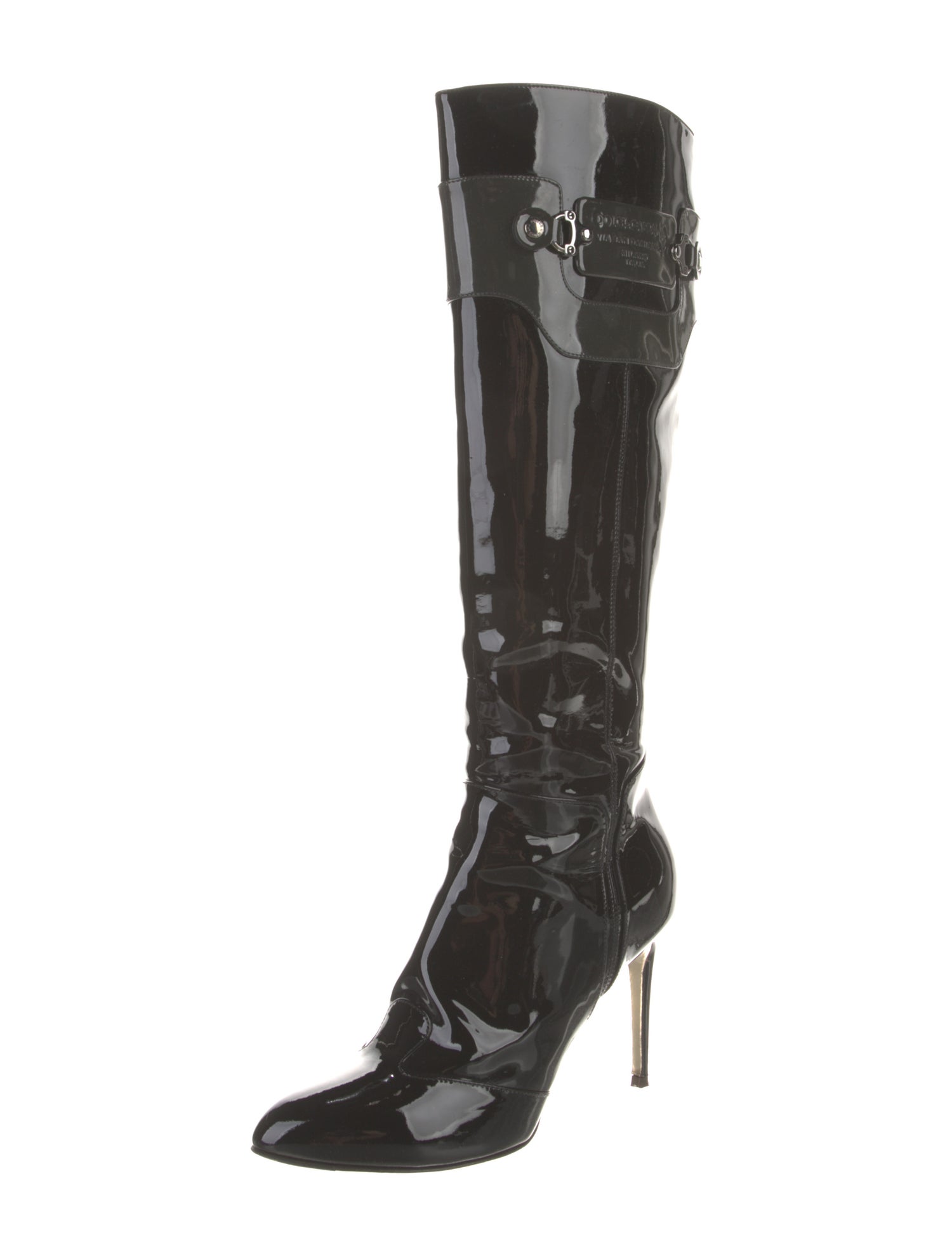 Dolce & Gabbana Patent Leather Boots
