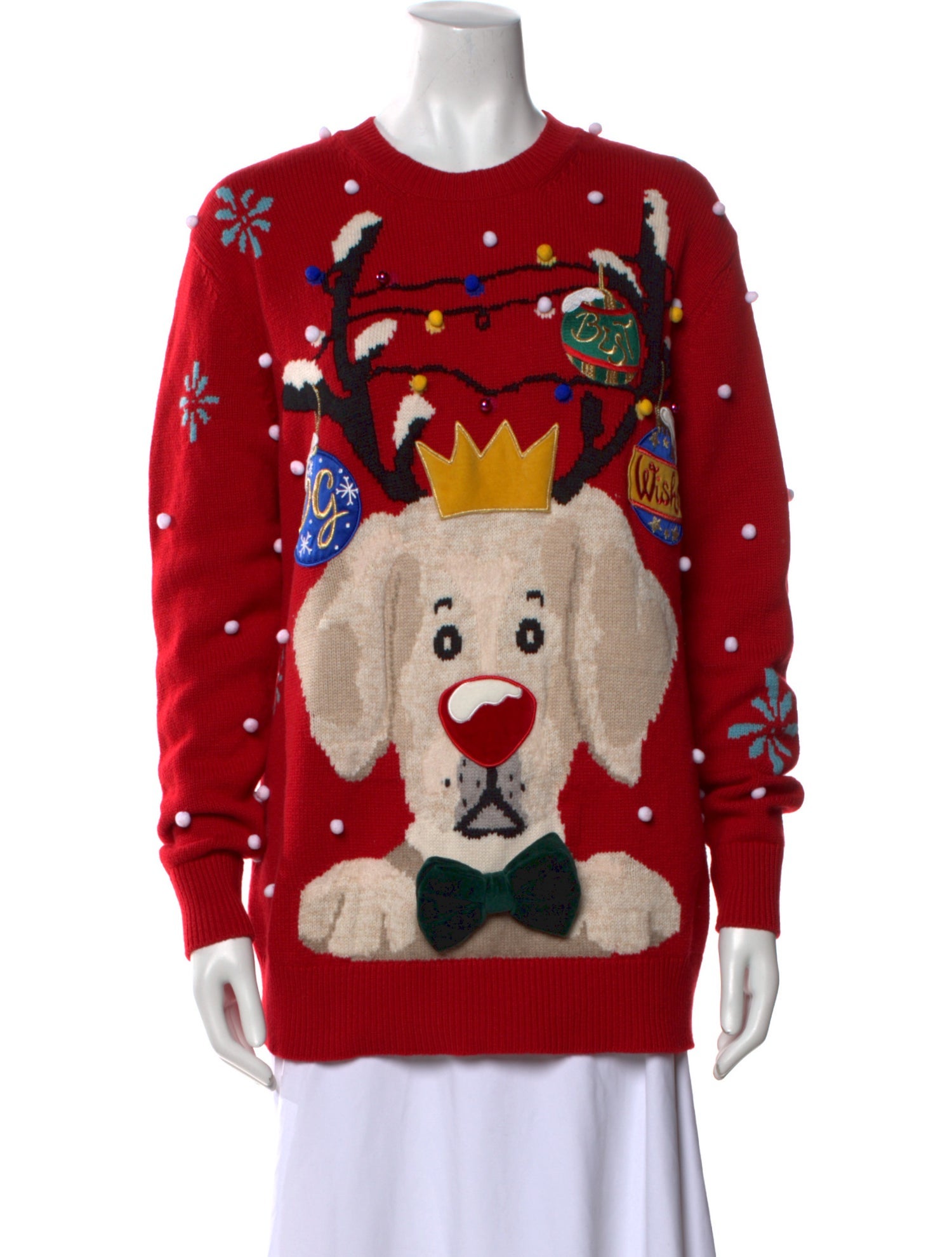 Dolce & Gabbana Cashmere Printed Sweater