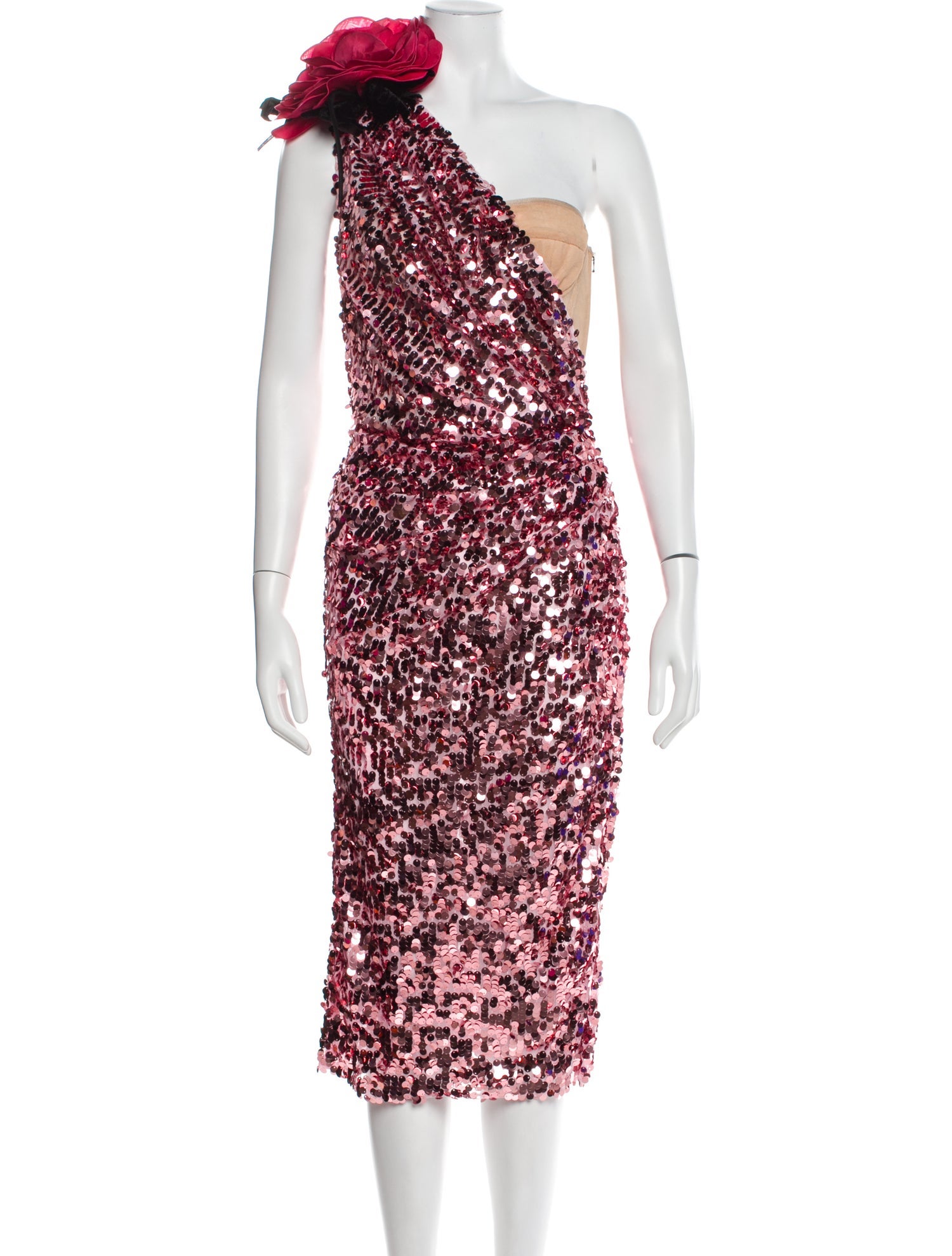 Dolce & Gabbana Floral Print Long Dress