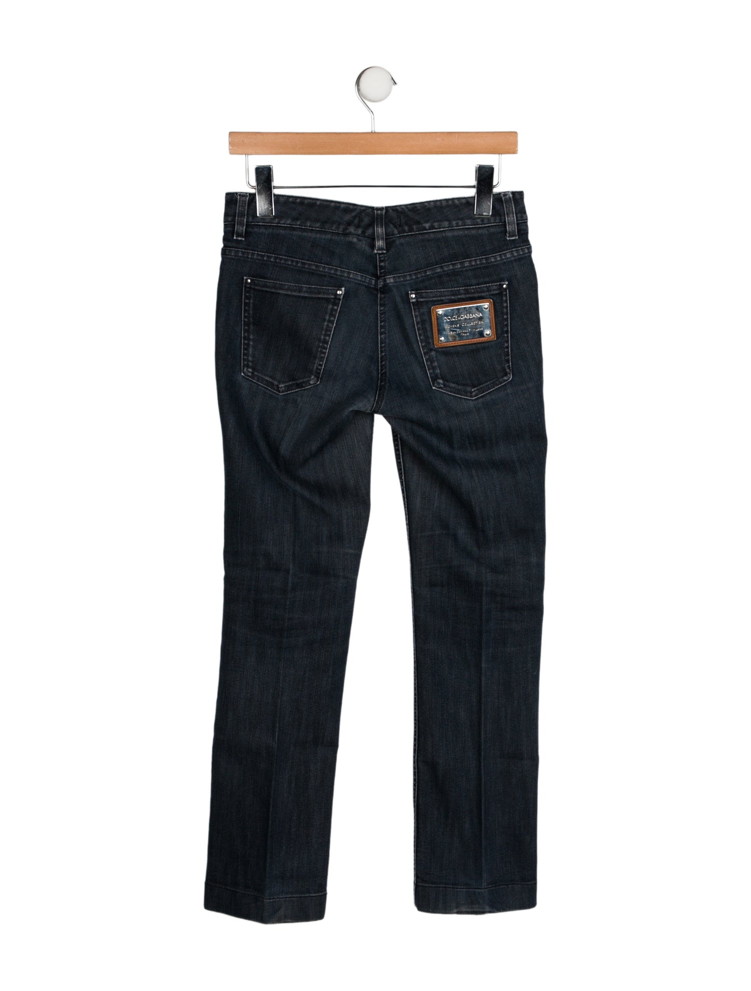 Dolce & Gabbana Mid-Rise Straight Leg Jeans