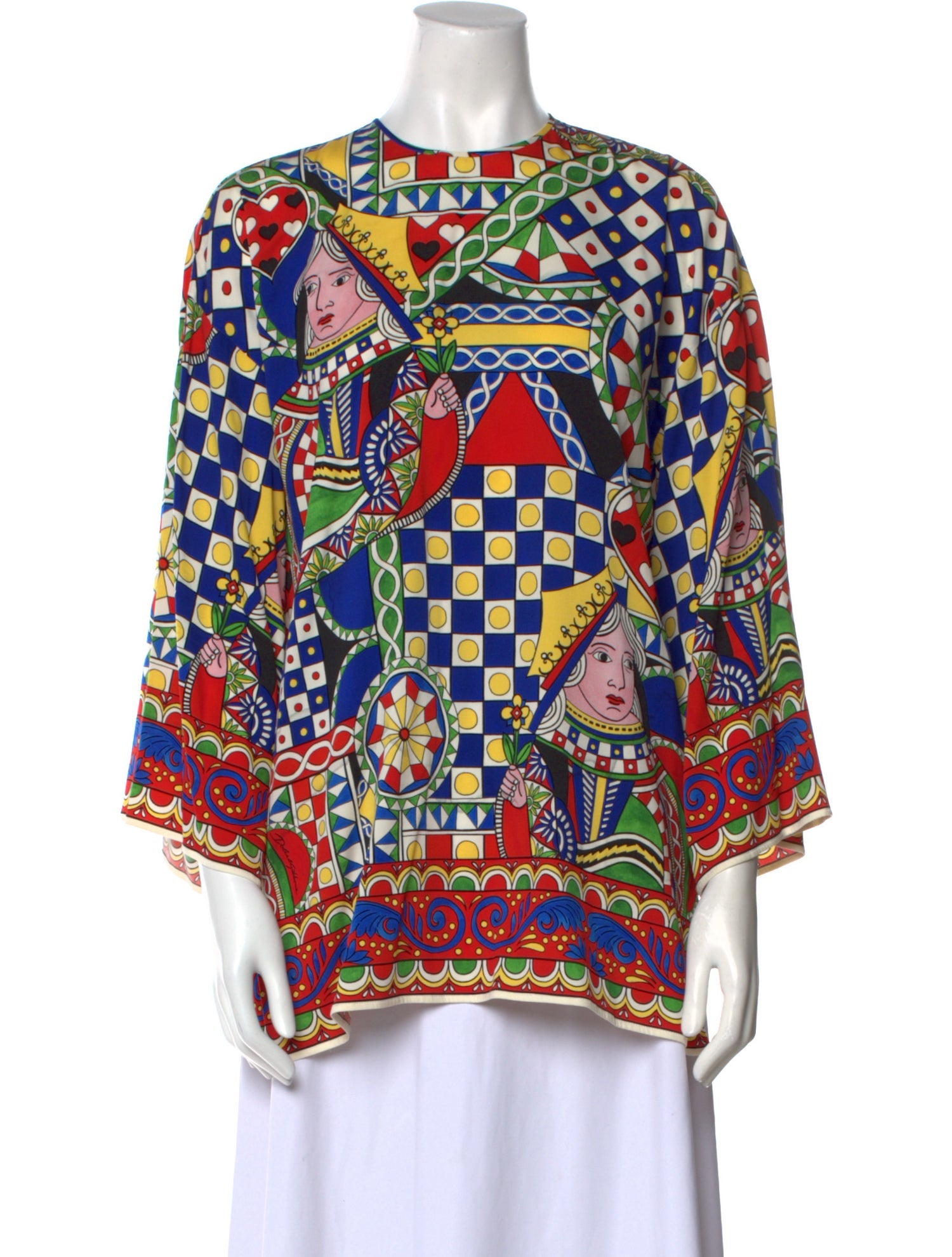 Dolce & Gabbana Silk Printed Blouse