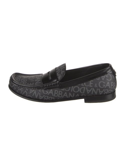 Dolce & Gabbana Leather Printed Loafers