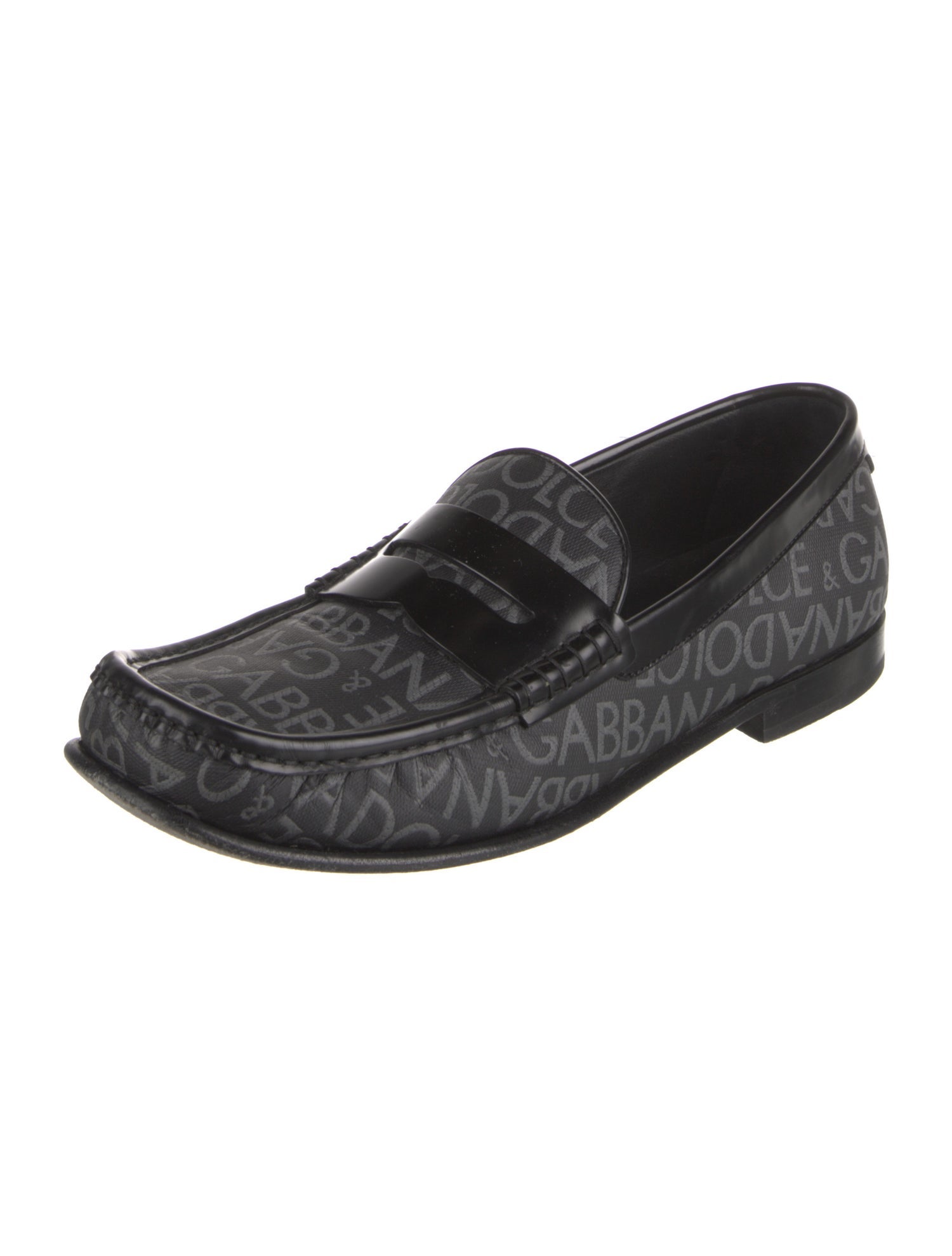 Dolce & Gabbana Leather Printed Loafers