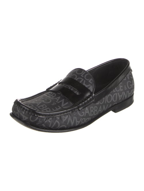 Dolce & Gabbana Leather Printed Loafers