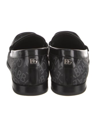 Dolce & Gabbana Leather Printed Loafers