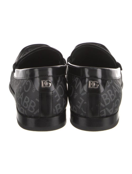 Dolce & Gabbana Leather Printed Loafers