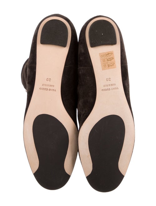 Dolce & Gabbana Suede Ruffle Embellishment Sock Boots