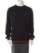 Dolce & Gabbana Striped Crew Neck Pullover