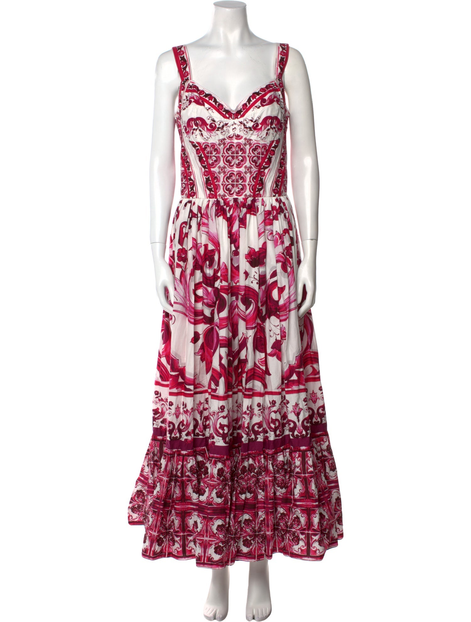 Dolce & Gabbana Printed Long Dress