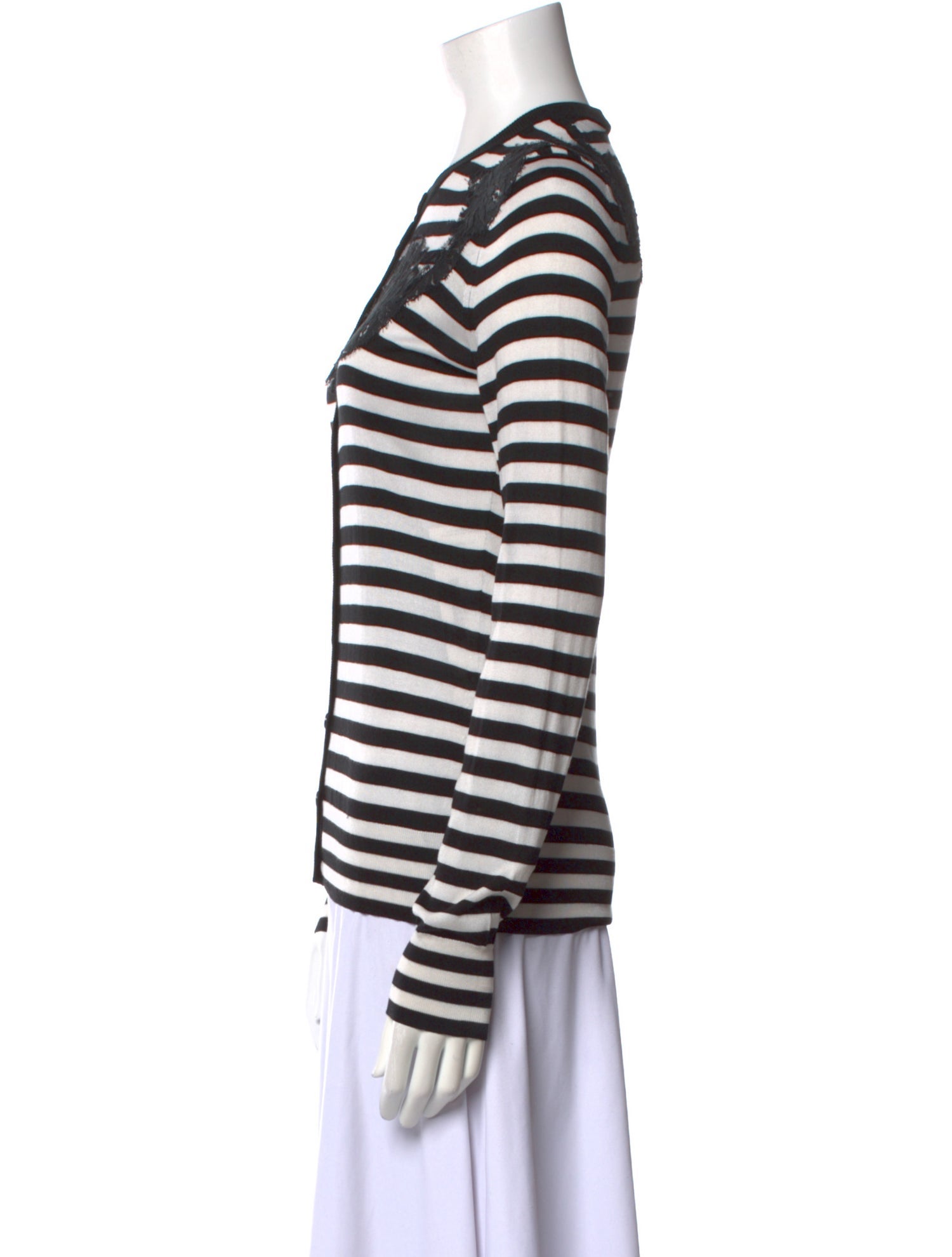 Dolce & Gabbana Silk Striped Sweater
