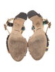 Dolce & Gabbana Sequins Crystal Embellishments Sandals