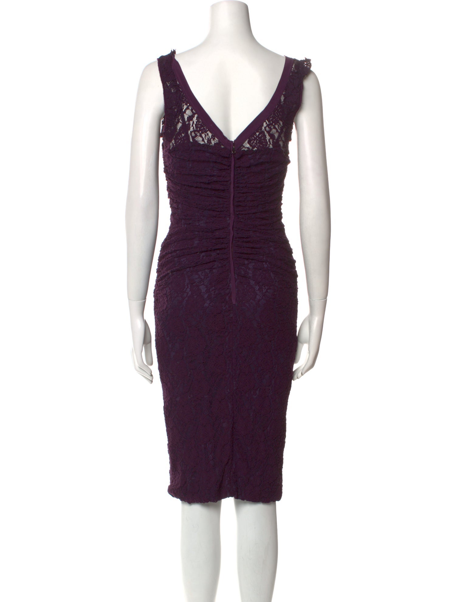 Dolce & Gabbana Scoop Neck Knee-Length Dress