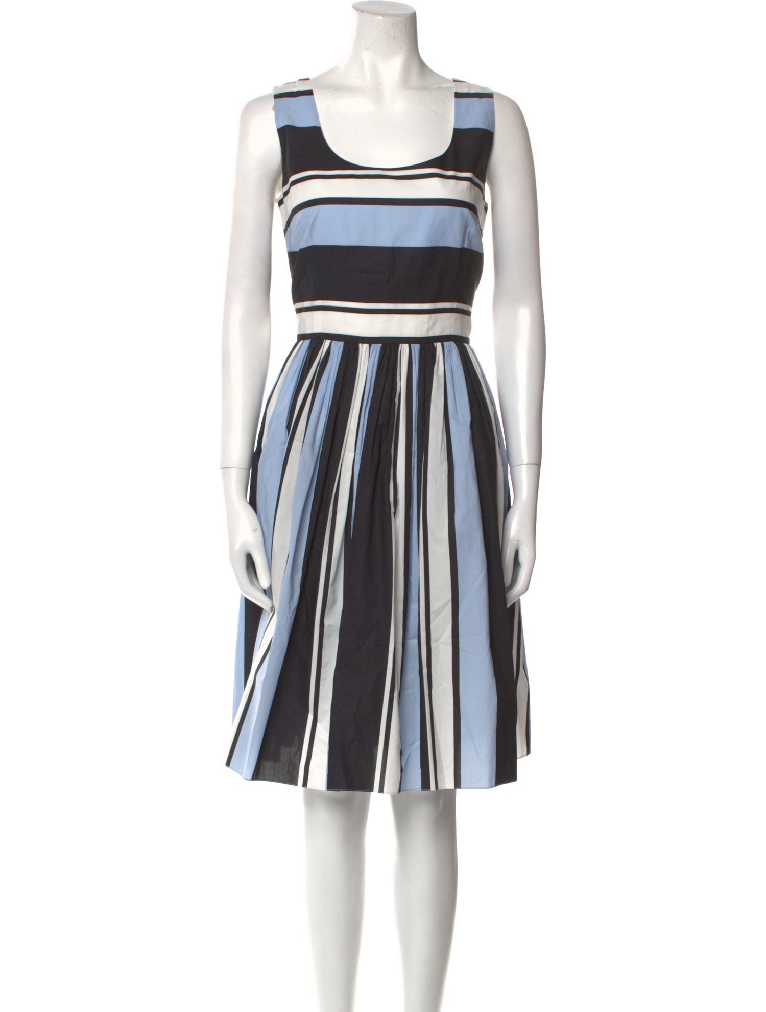 Dolce & Gabbana Striped Knee-Length Dress