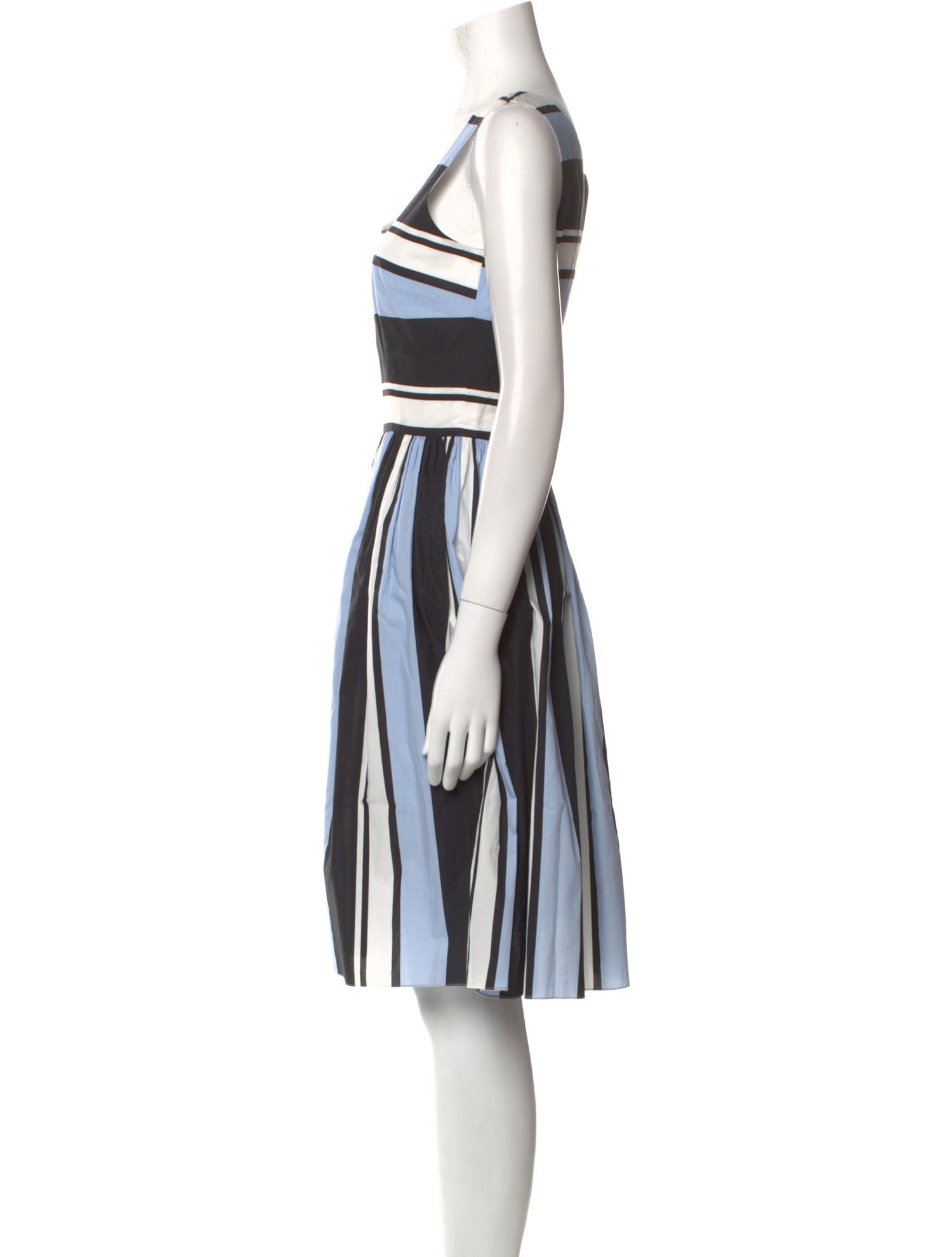 Dolce & Gabbana Striped Knee-Length Dress