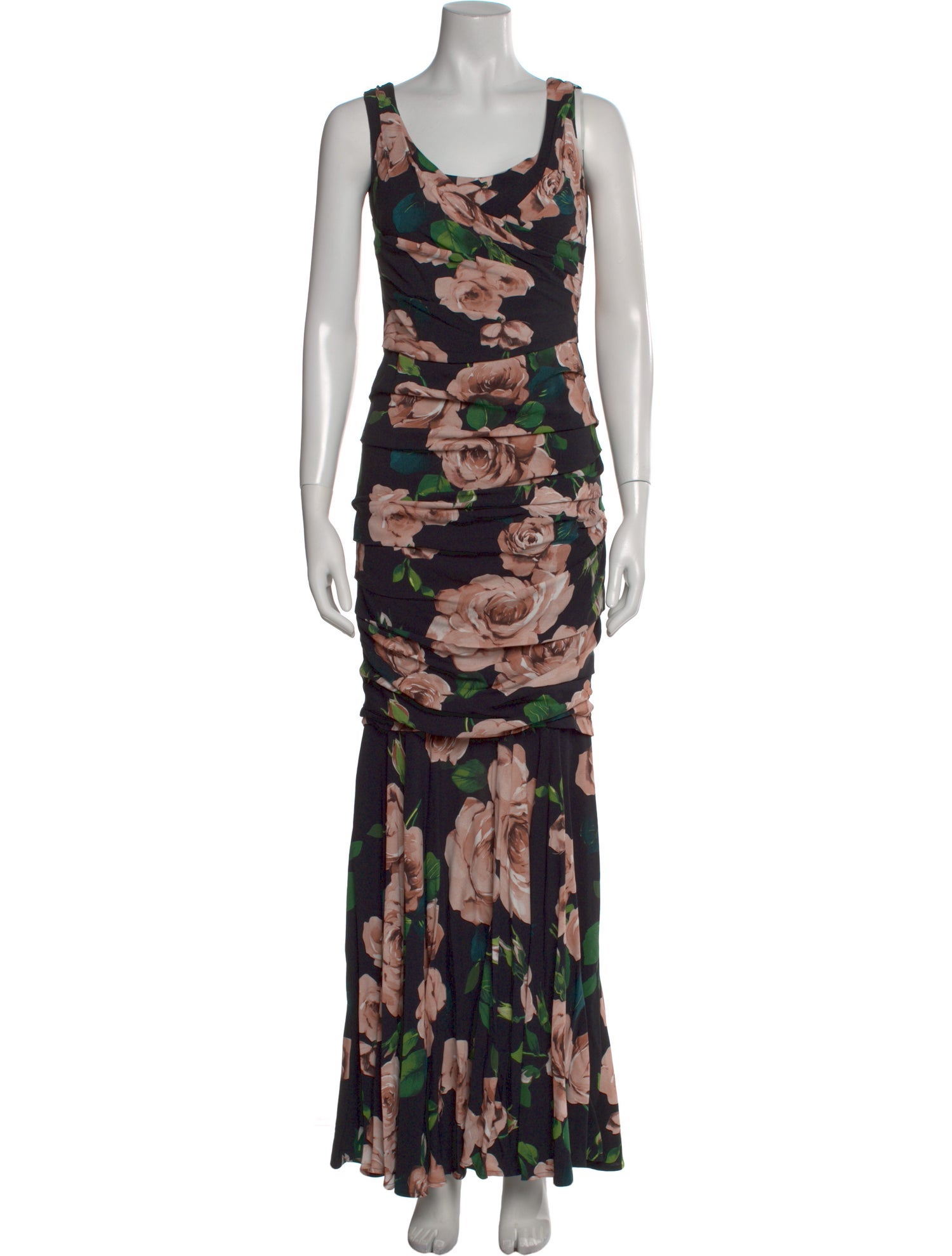 Dolce & Gabbana Floral Print Long Dress