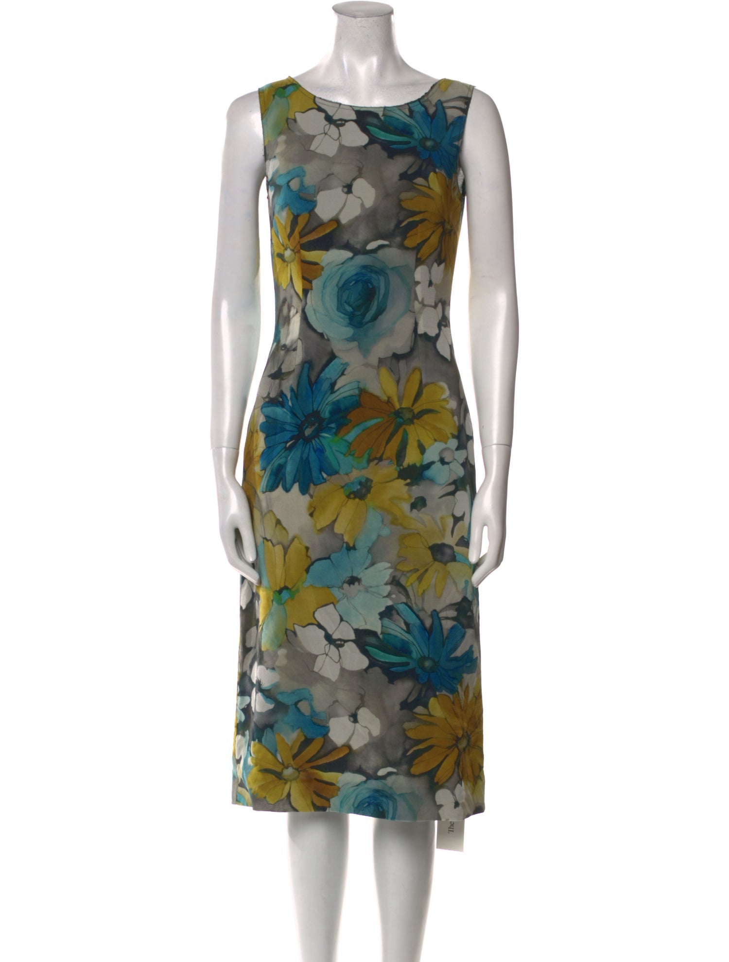 Dolce & Gabbana Silk Midi Length Dress