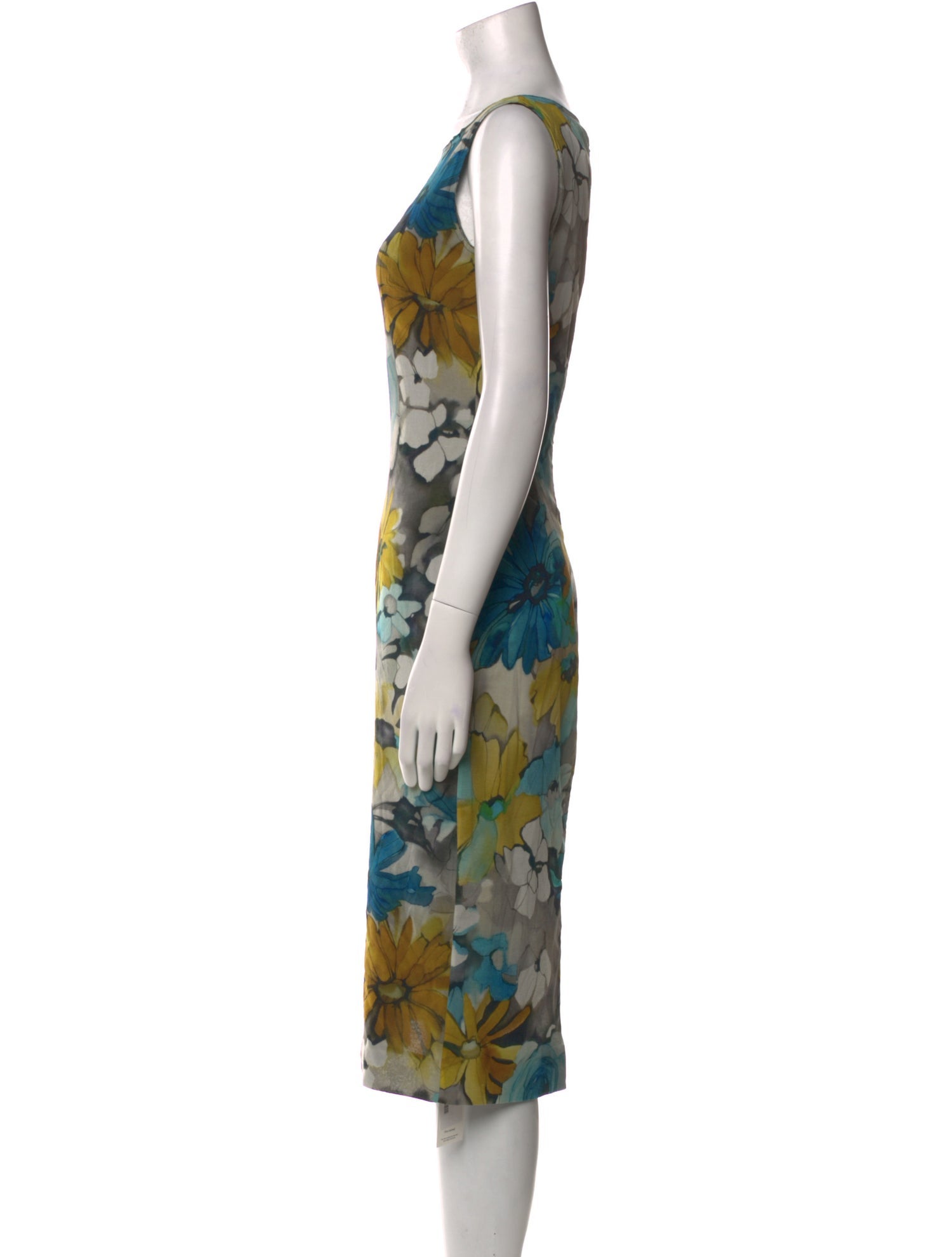 Dolce & Gabbana Silk Midi Length Dress