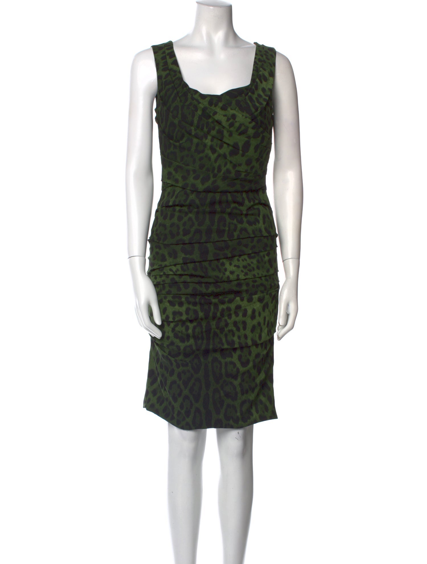 Dolce & Gabbana Silk Knee-Length Dress