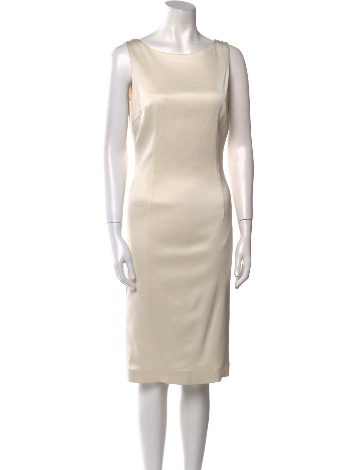 Dolce & Gabbana Bateau Neckline Knee-Length Dress