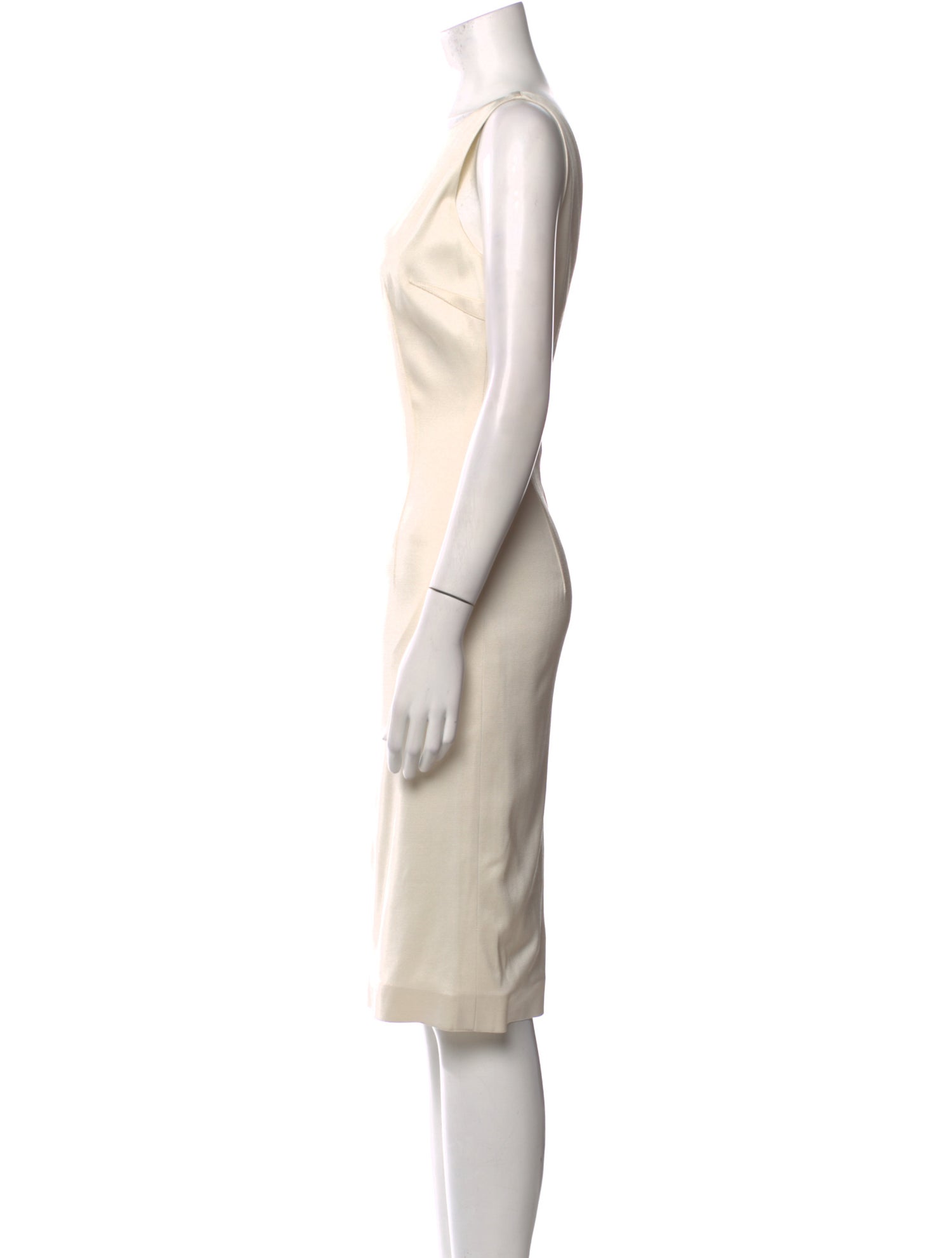 Dolce & Gabbana Bateau Neckline Knee-Length Dress