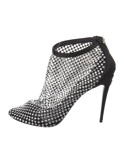 Dolce & Gabbana Mesh Crystal Embellishments Boots