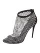 Dolce & Gabbana Mesh Crystal Embellishments Boots