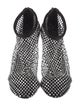 Dolce & Gabbana Mesh Crystal Embellishments Boots