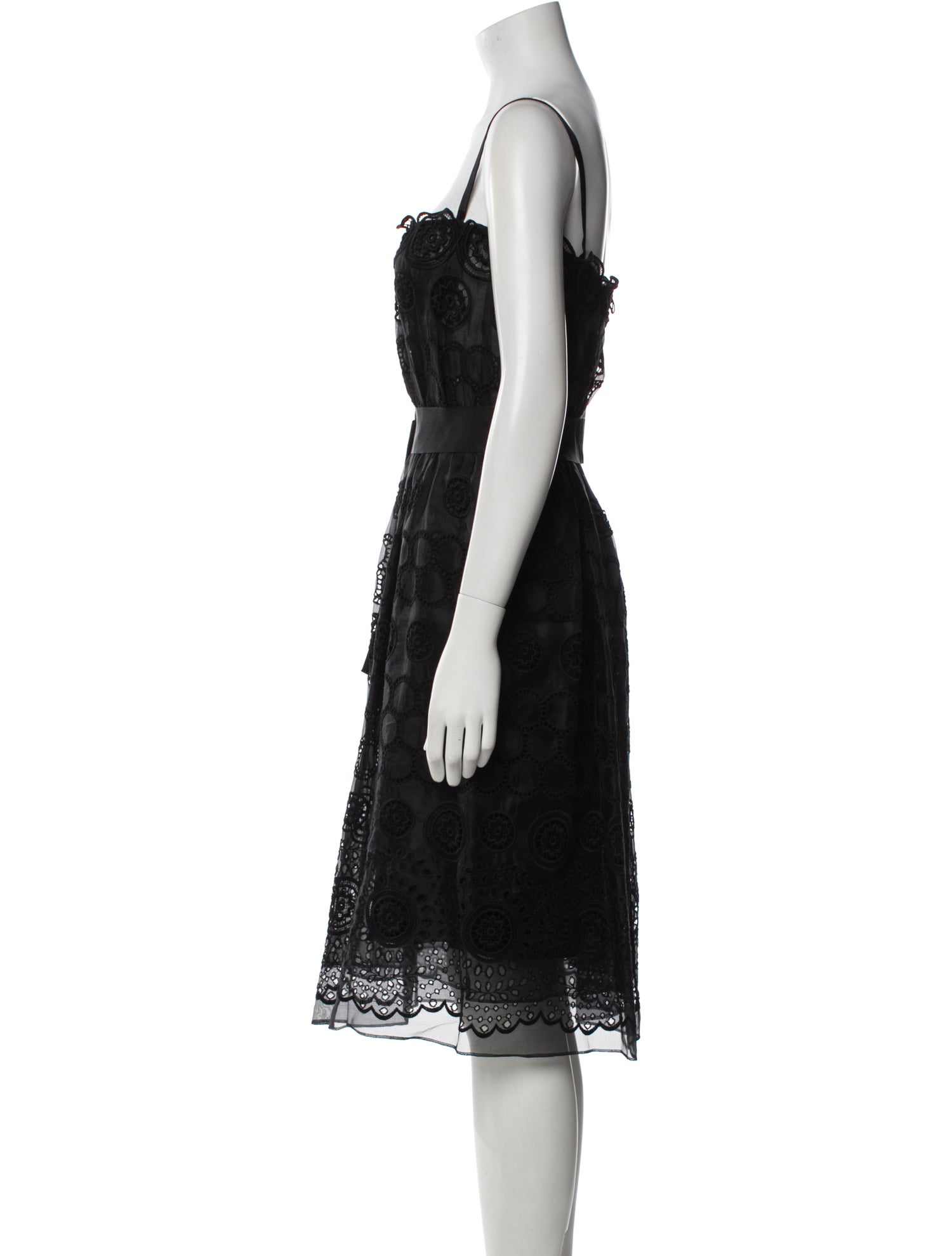 Dolce & Gabbana Silk Midi Length Dress