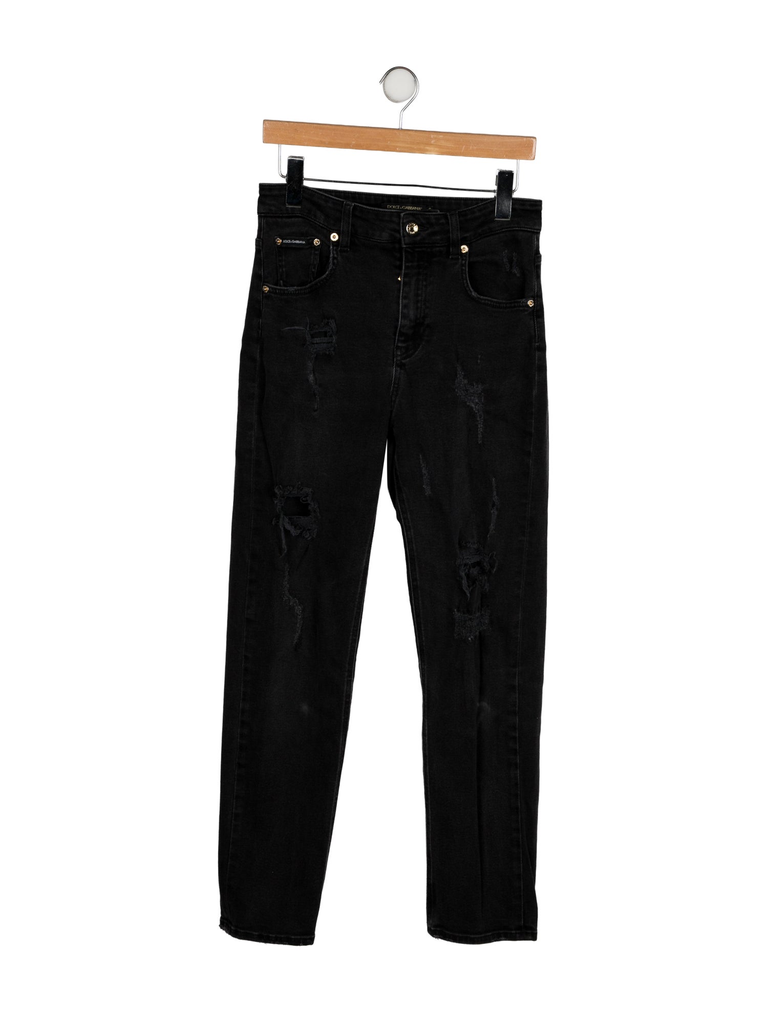 Dolce & Gabbana Mid-Rise Straight Leg Jeans