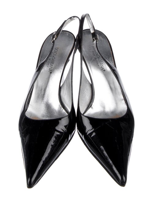 Dolce & Gabbana Patent Leather Slingback Pumps