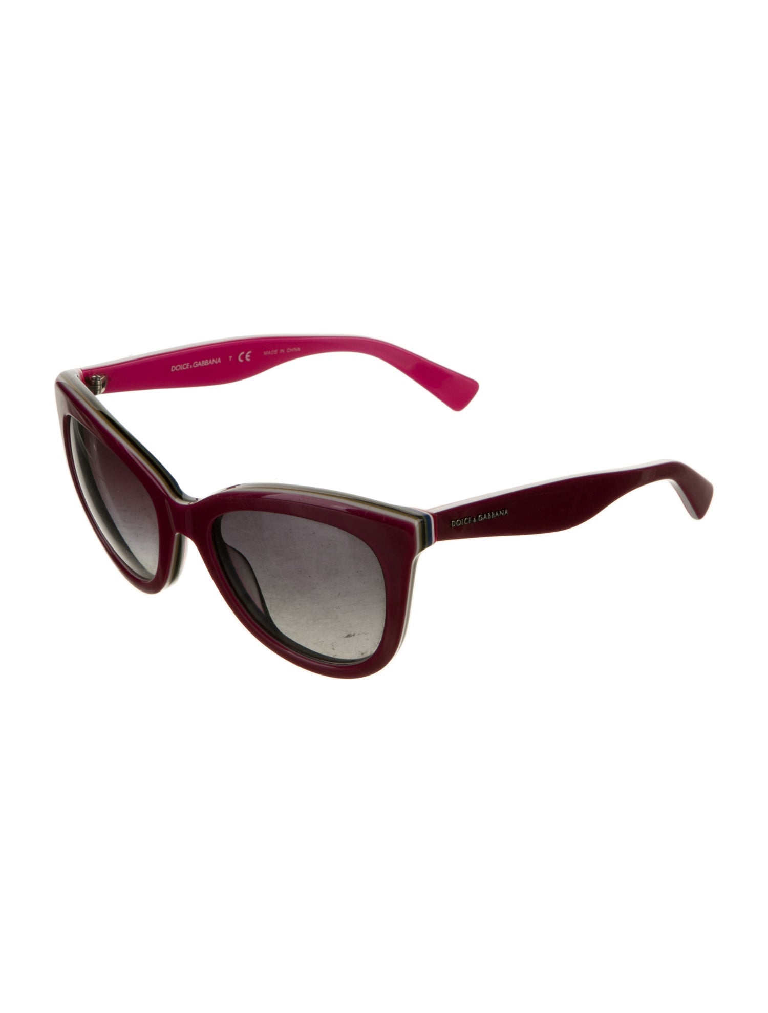 Dolce & Gabbana Cat-Eye Gradient Sunglasses