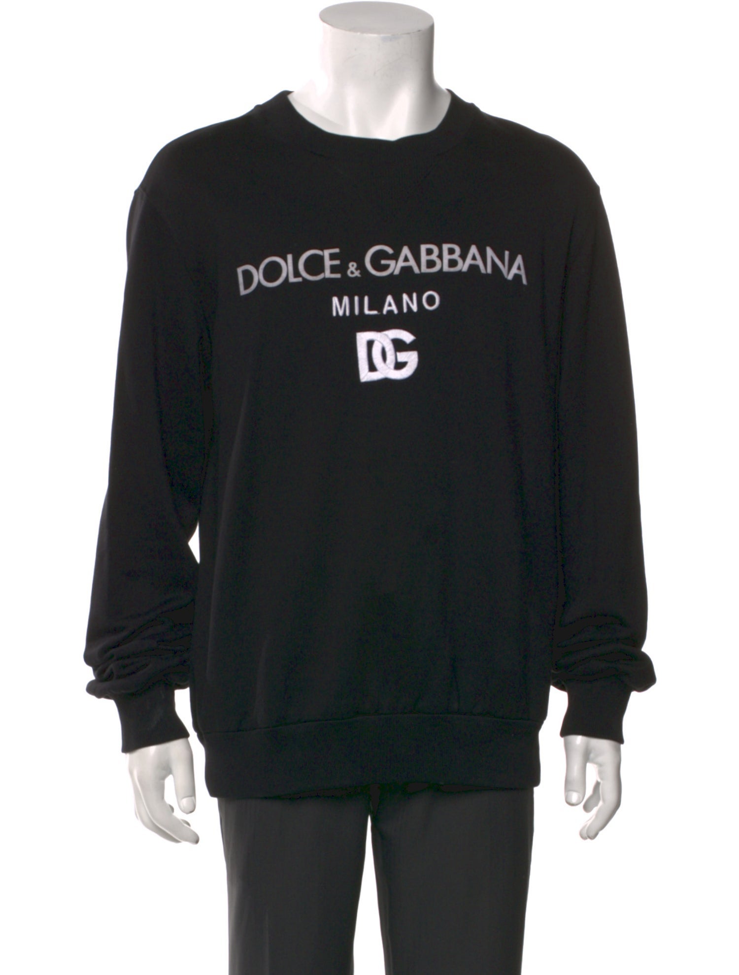 Dolce & Gabbana Graphic Print Crew Neck Pullover