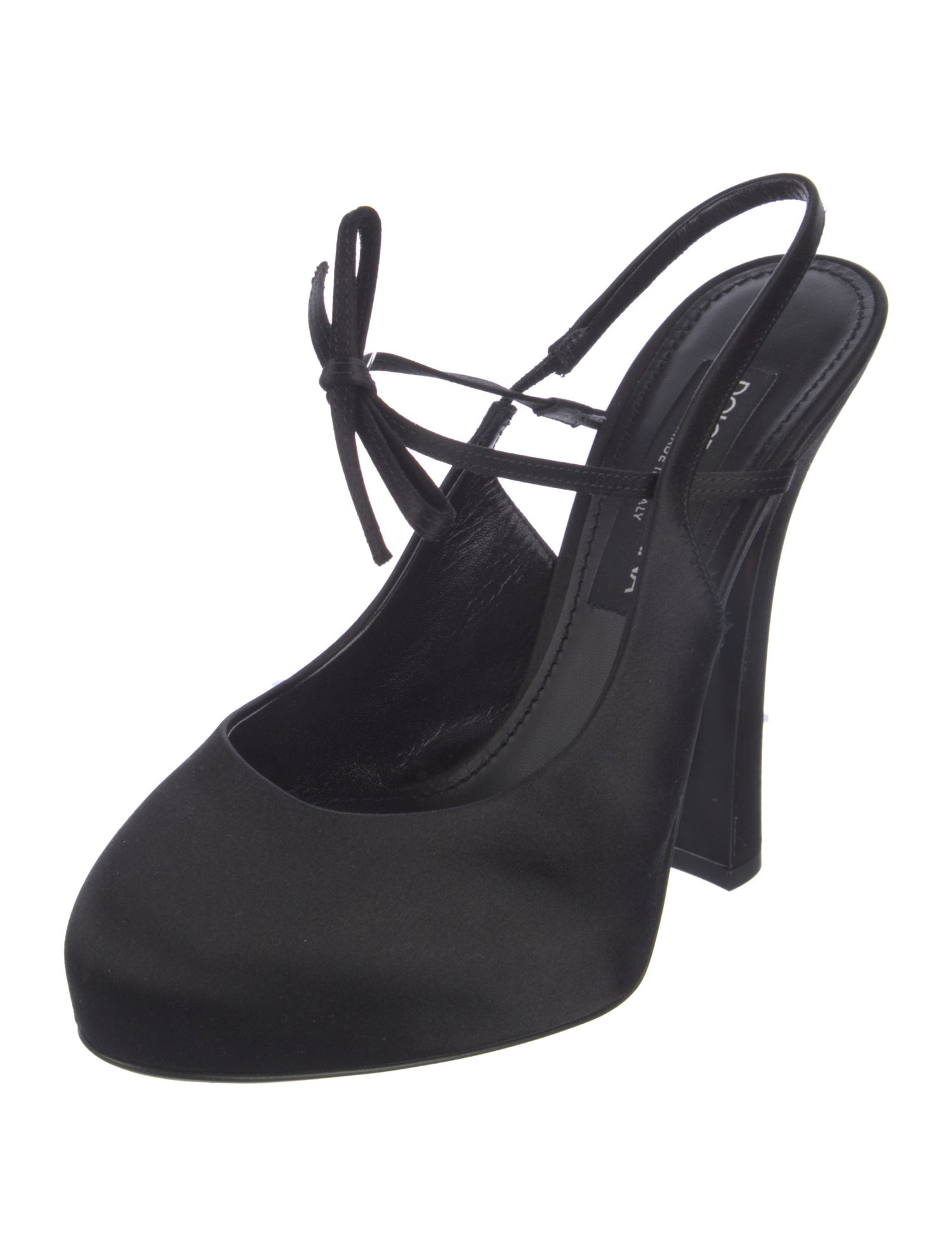 Dolce & Gabbana Satin Slingback Pumps