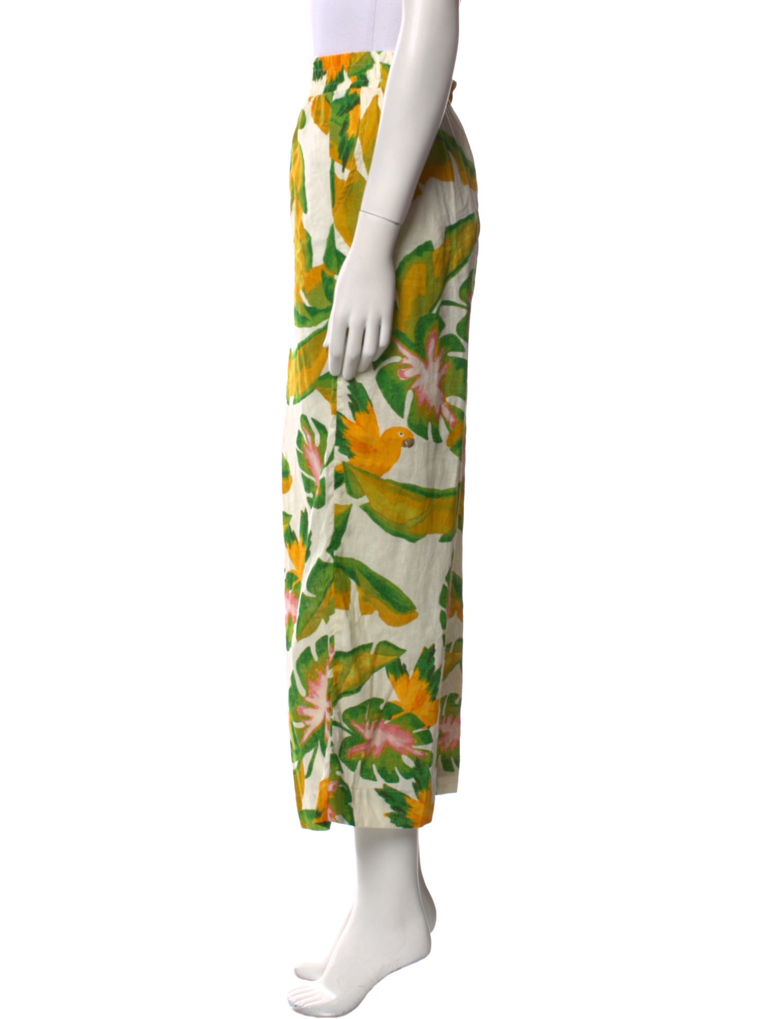 Dolce & Gabbana Printed Wide Leg Pants