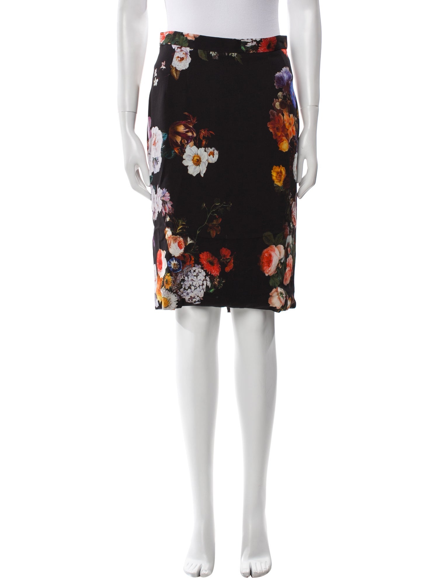 Dolce & Gabbana Floral Print Knee-Length Skirt
