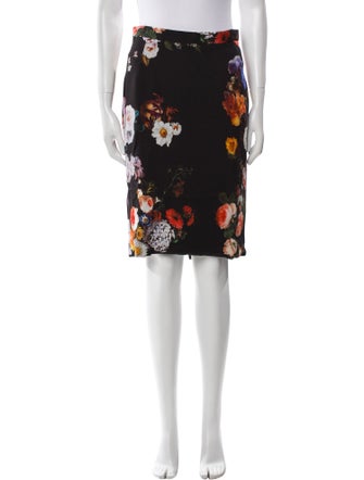Dolce & Gabbana Floral Print Knee-Length Skirt