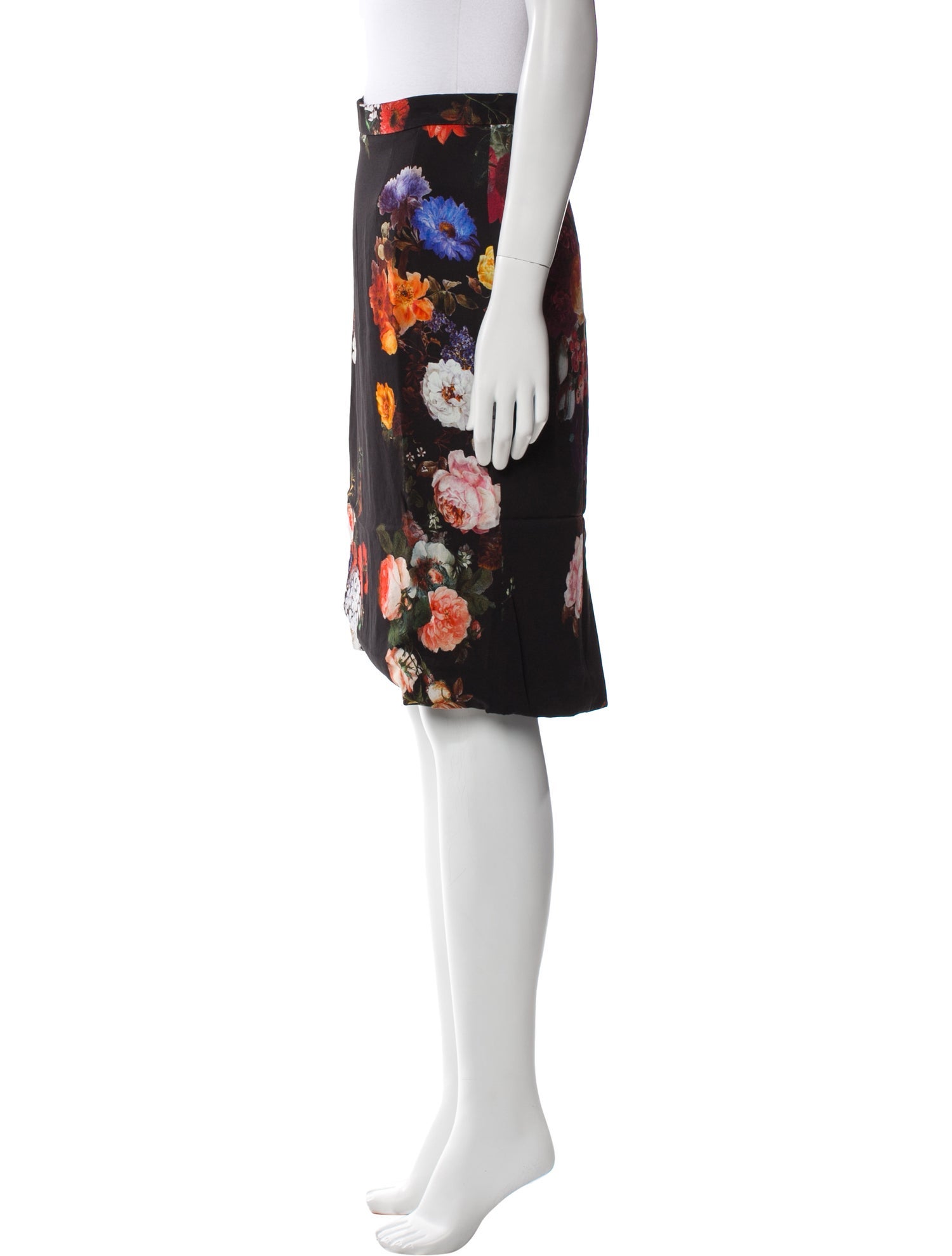 Dolce & Gabbana Floral Print Knee-Length Skirt