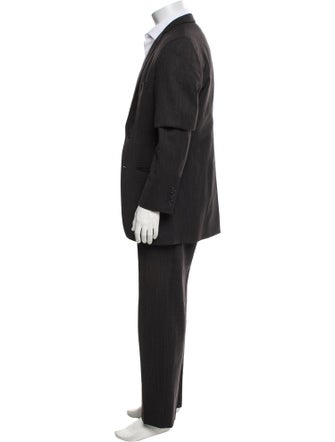 Dolce & Gabbana Virgin Wool Striped Two-Piece Suit