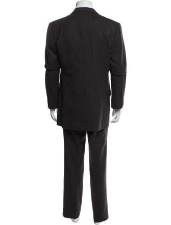 Dolce & Gabbana Virgin Wool Striped Two-Piece Suit