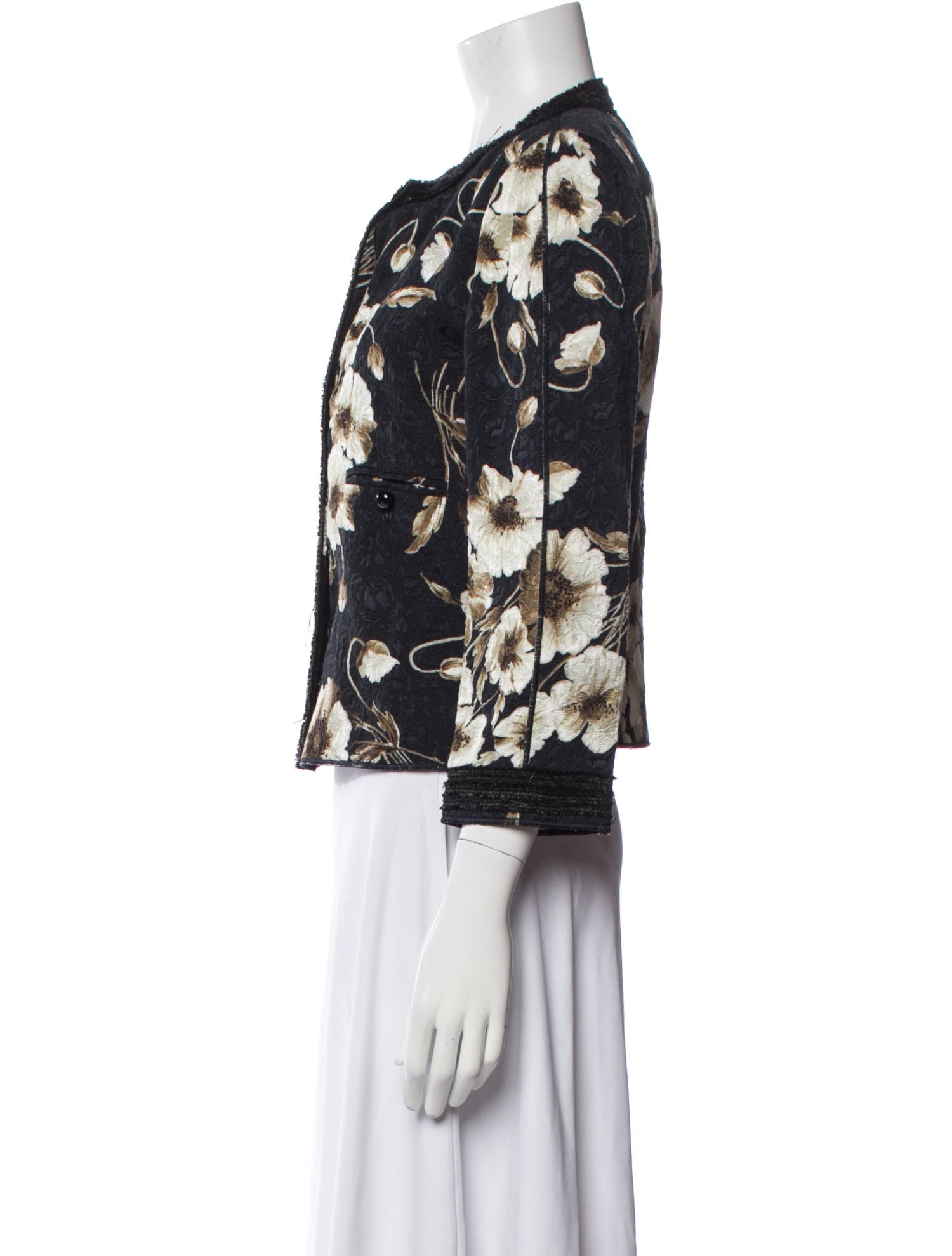Dolce & Gabbana Floral Print Evening Jacket