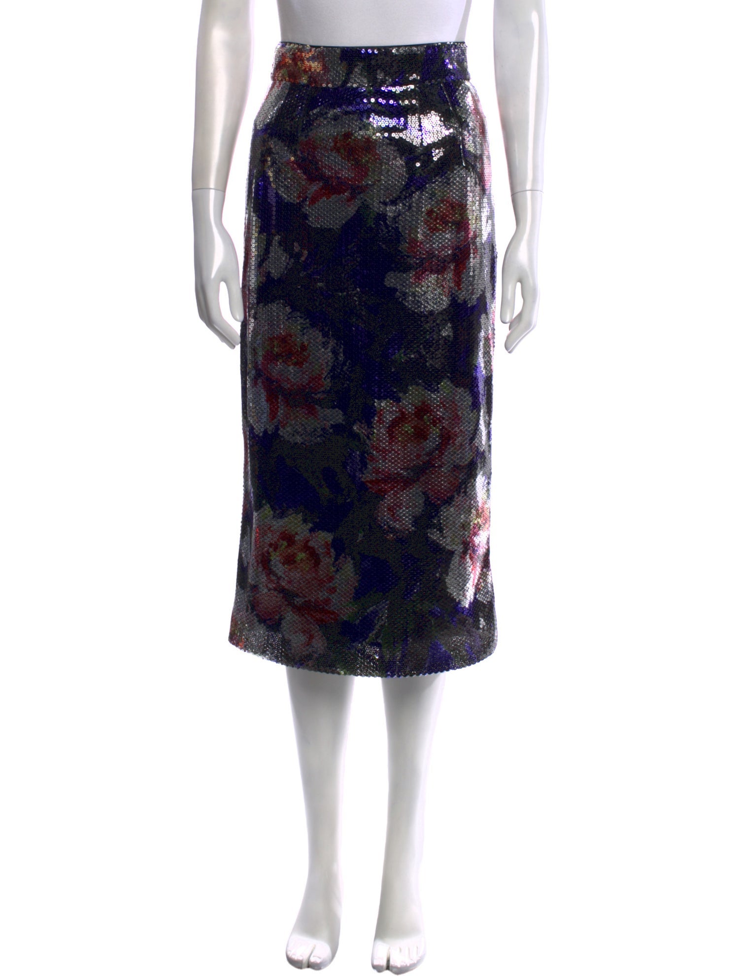 Dolce & Gabbana Sequin Midi Length Skirt w/ Tags