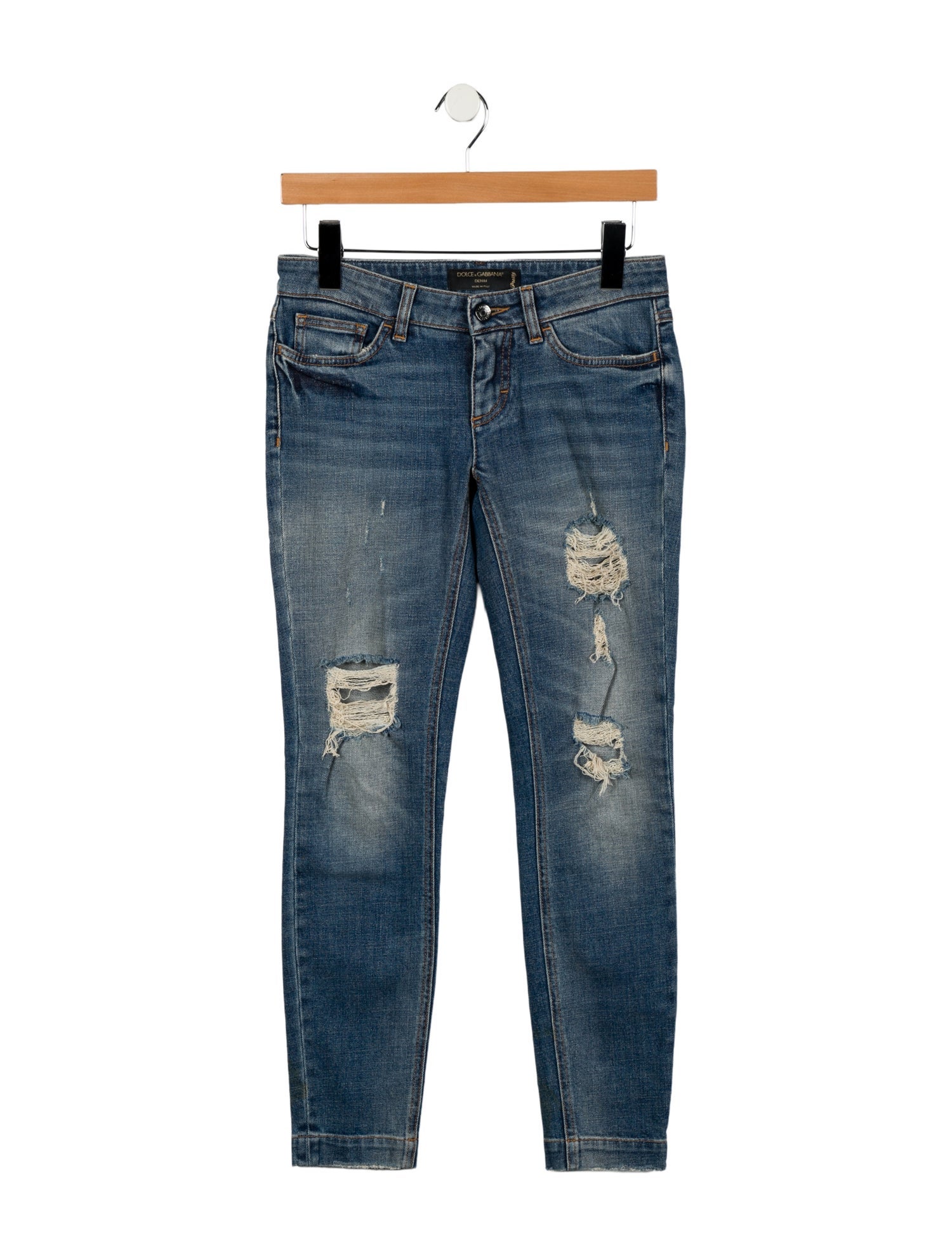 Dolce & Gabbana Low-Rise Skinny Leg Jeans