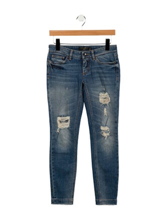 Dolce & Gabbana Low-Rise Skinny Leg Jeans