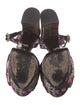 Dolce & Gabbana Canvas Floral Print Sandals