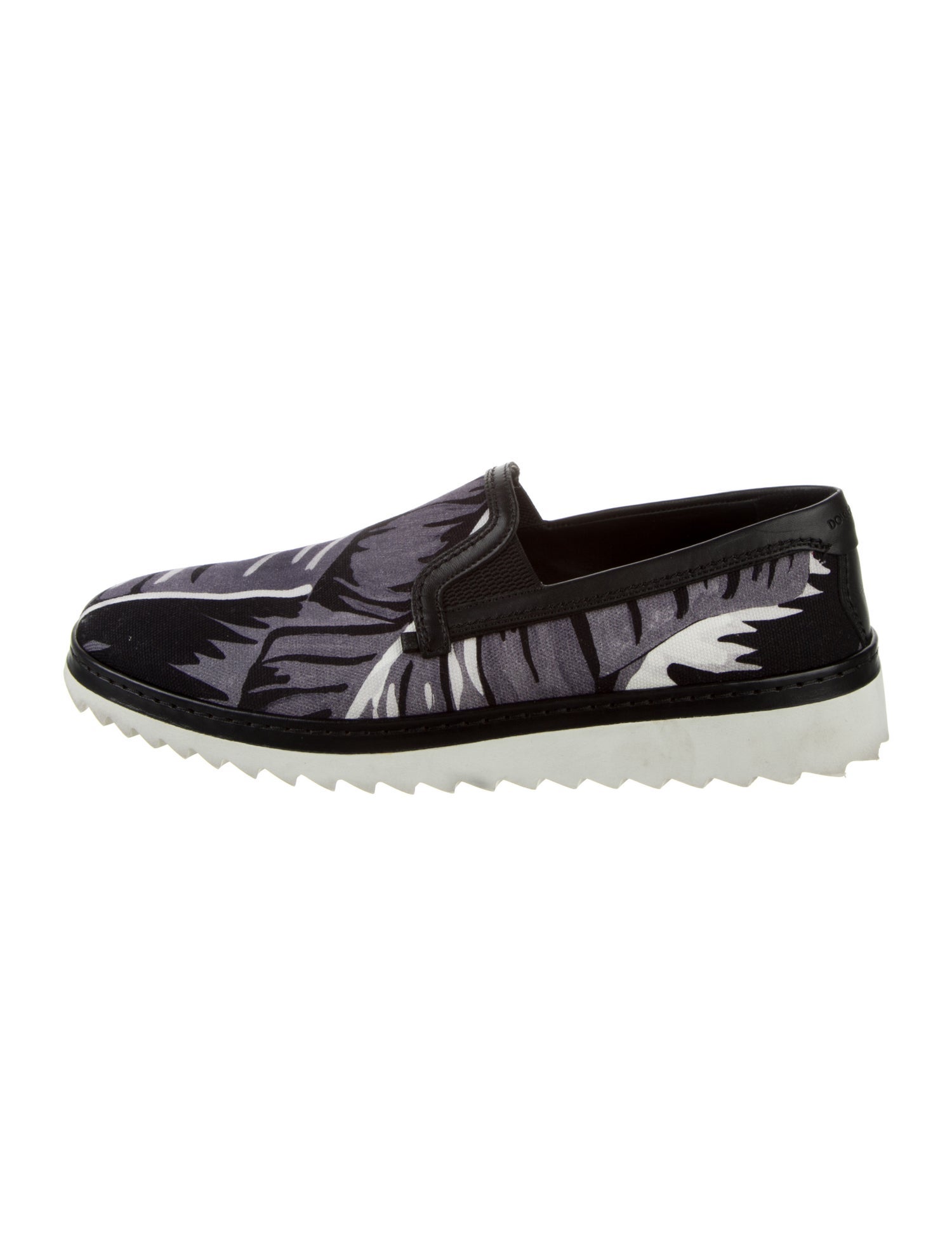 Dolce & Gabbana Canvas Printed Sneakers