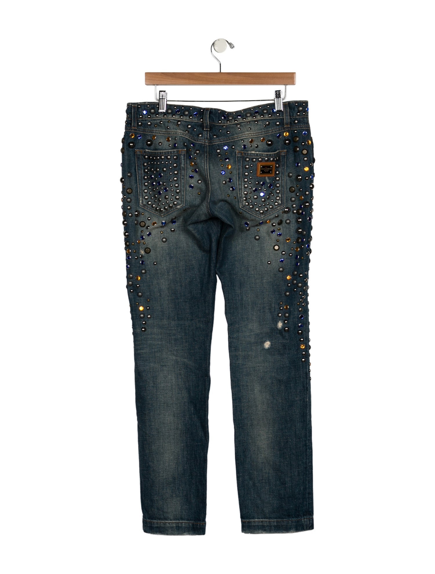 Dolce & Gabbana Mid-Rise Straight Leg Jeans